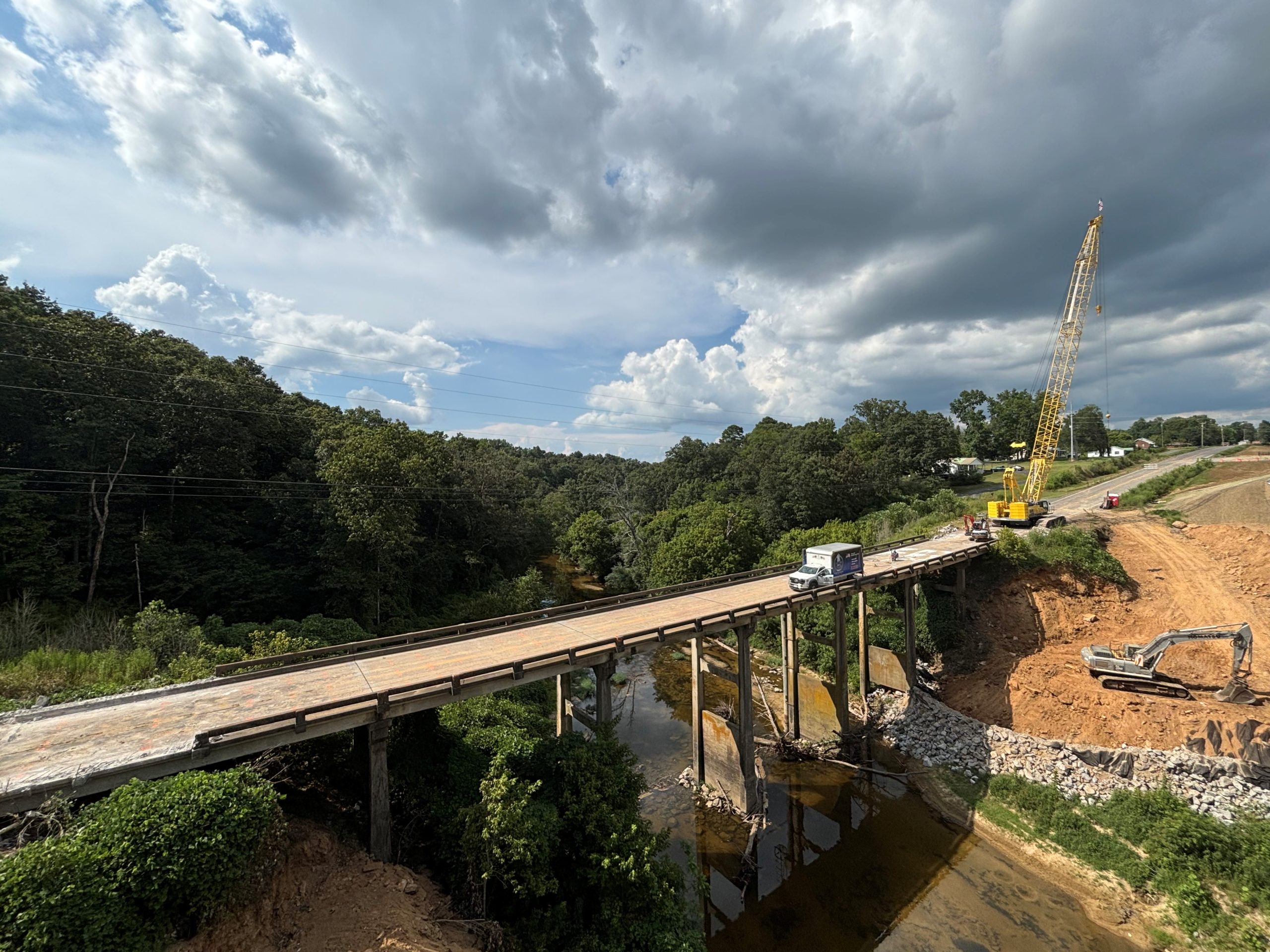 (レア/NWOBHM) Krakatoa - Building Bridges Pier construction continues for Brooks Bridge replacement project