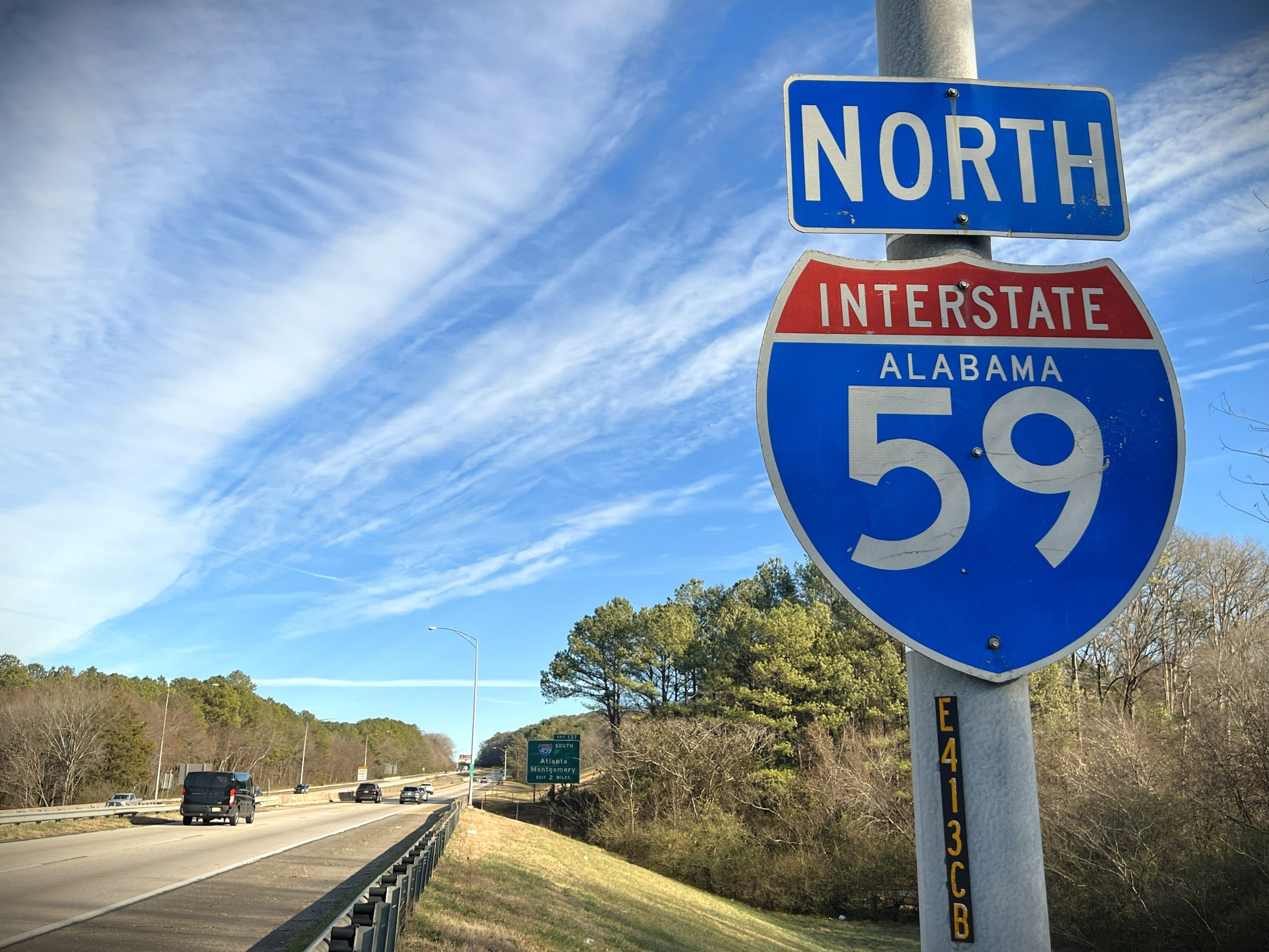 スロープルートです。 Upcoming I-59 lane shift to impact Trussville traffic for weeks