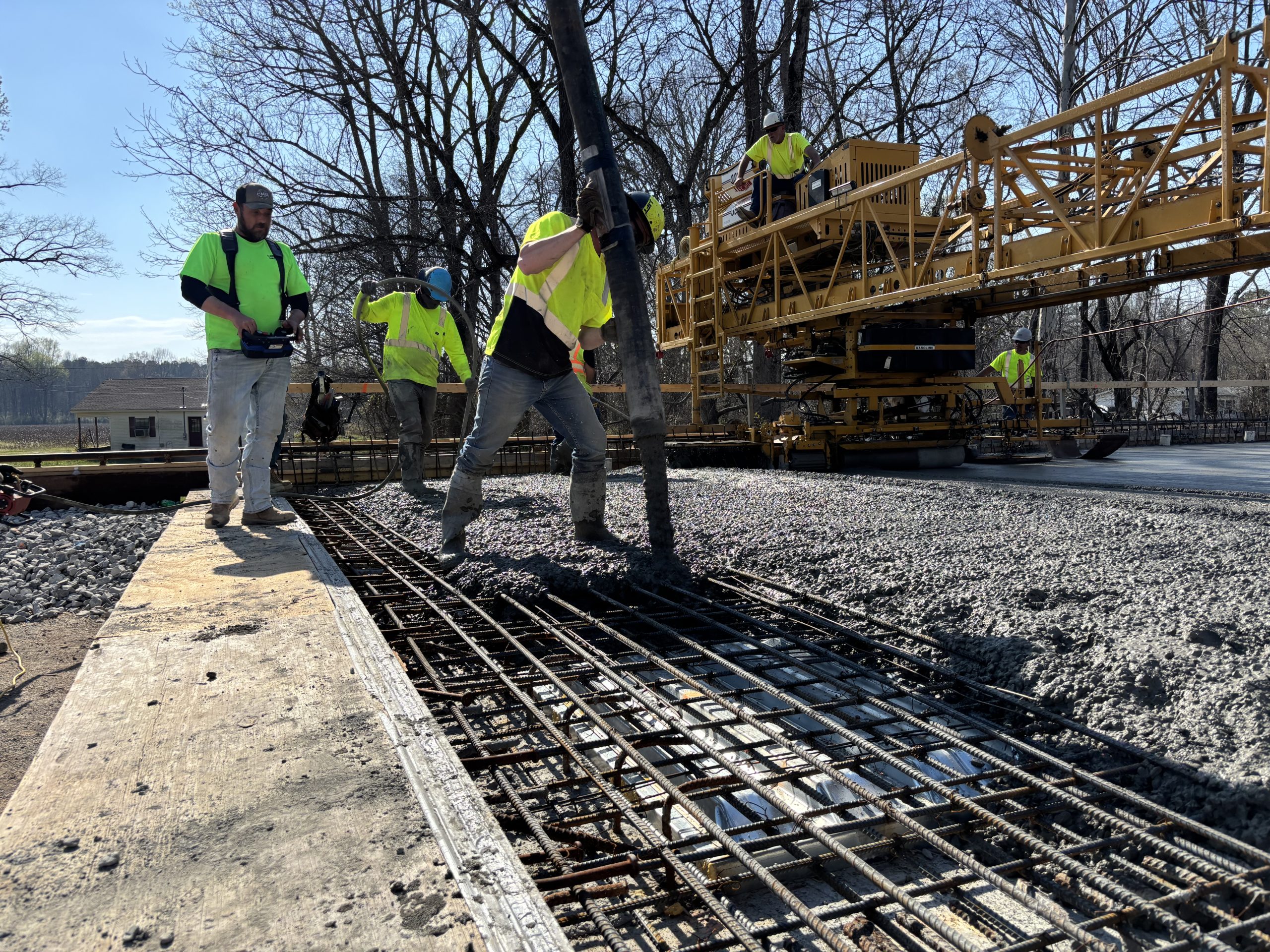 Deck poured for new bridge on SR-243 - ALDOT News Hub